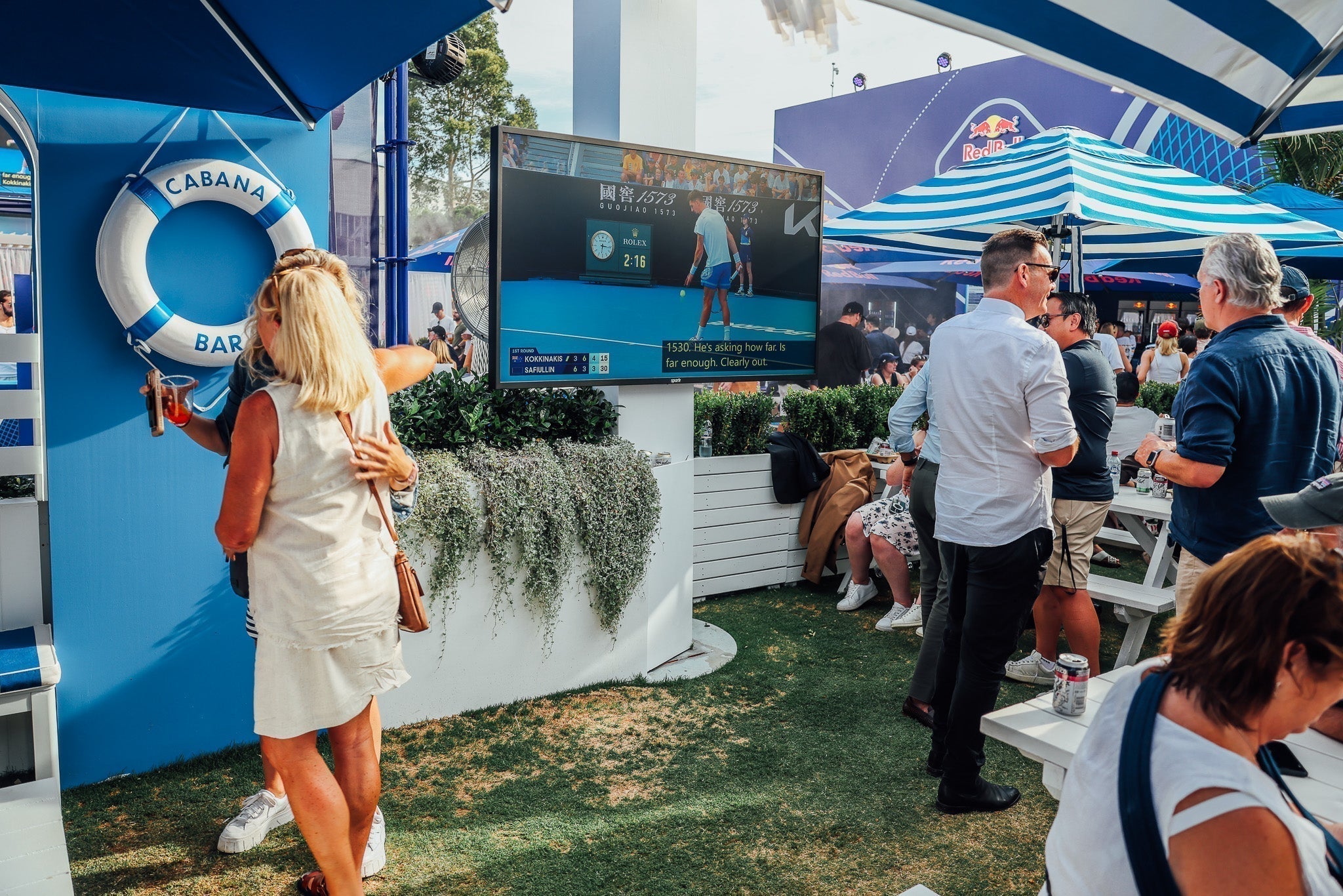 Australian Open 2025: Outdoor Screens with Canadian Club