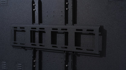 Spark Pro Series Outdoor TV Enclosure rear view featuring wall-mounting brackets