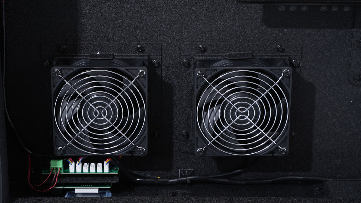Spark Enterprise Series Outdoor TV Enclosure smart cooling fans