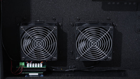 Spark Enterprise Series Outdoor TV Enclosure smart cooling fans