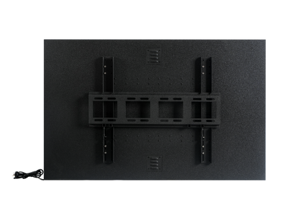 Spark Pro Series Outdoor TV Enclosure rear view featuring wall-mounting brackets flat view