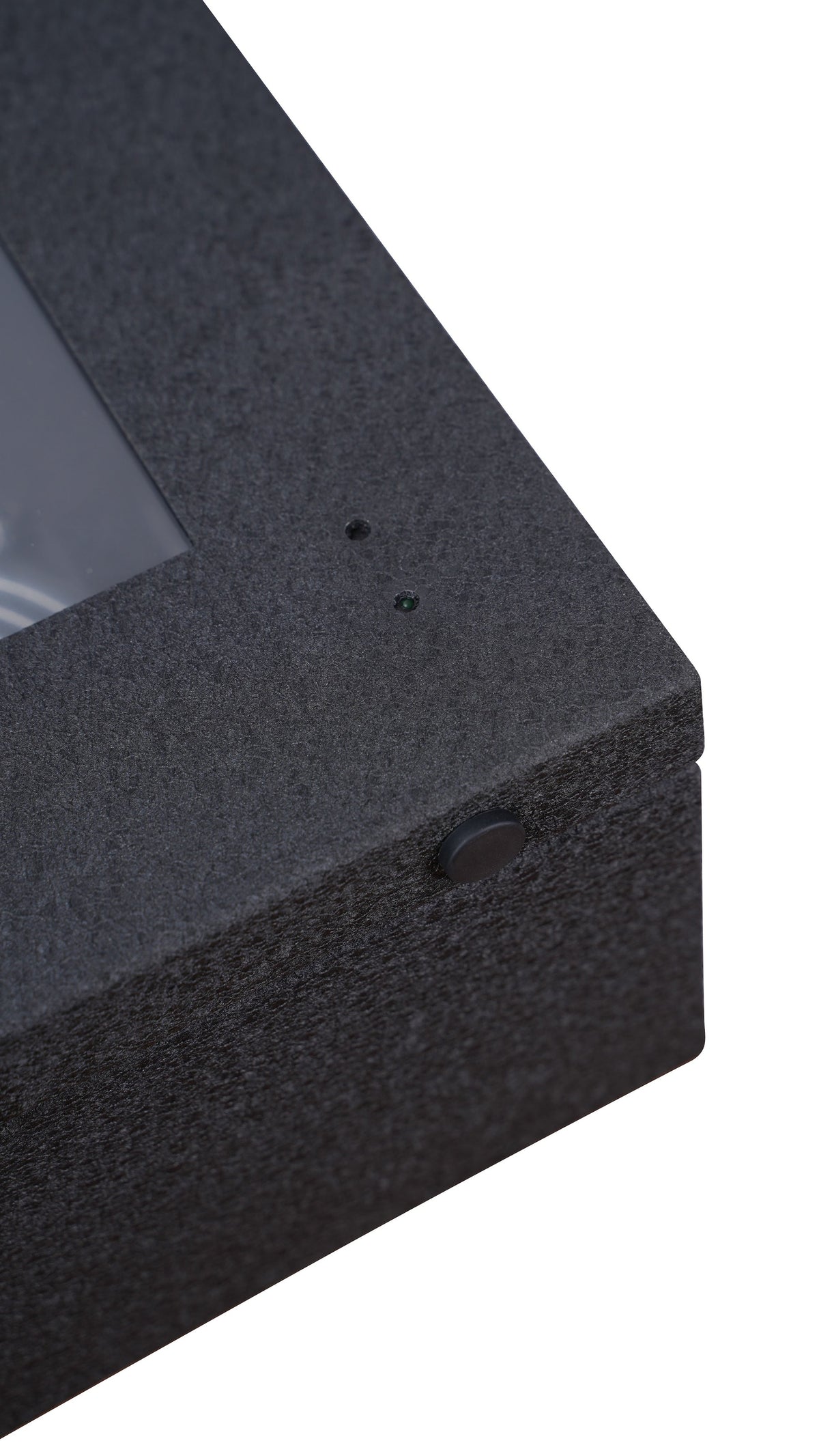 Spark Enterprise Series Outdoor TV Enclosure exterior locking latch detail