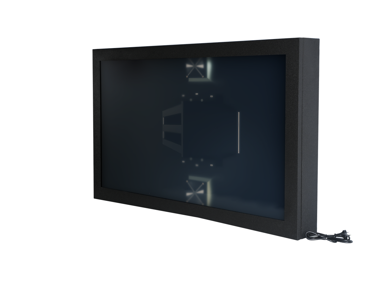 Spark Pro Series Outdoor TV Enclosure front three-quarter view