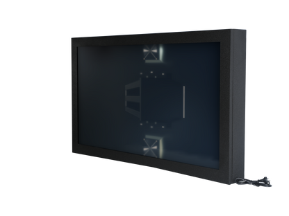 Spark Pro Series Outdoor TV Enclosure front three-quarter view