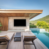 Waterproof Anti Glare Outdoor TV Screen Full Partial Sun TVs– Outdoor ...